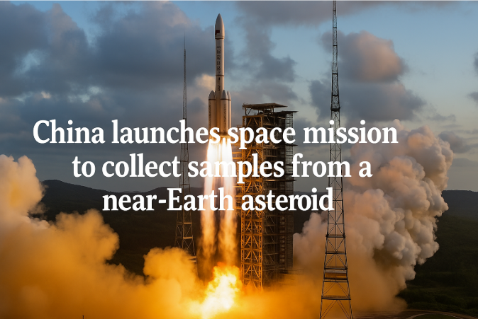 China Launches Historic Space Mission to Collect Samples from a Near-Earth Asteroid – A New Frontier in Space Exploration